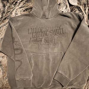 Taylor Swift Gray Reputation Hoodie